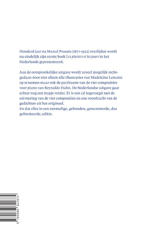 Achterkant van Lusten en dagen