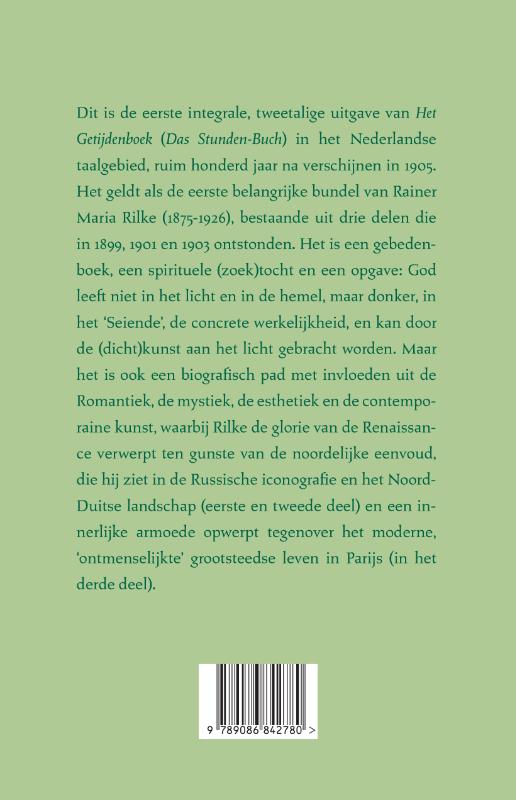 Achterkant van Het getijdenboek