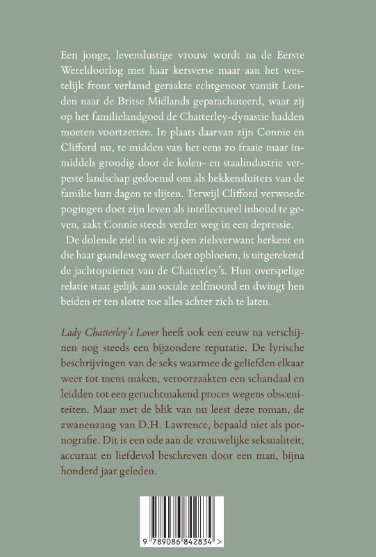 Achterkant van Lady Chatterley's Lover
