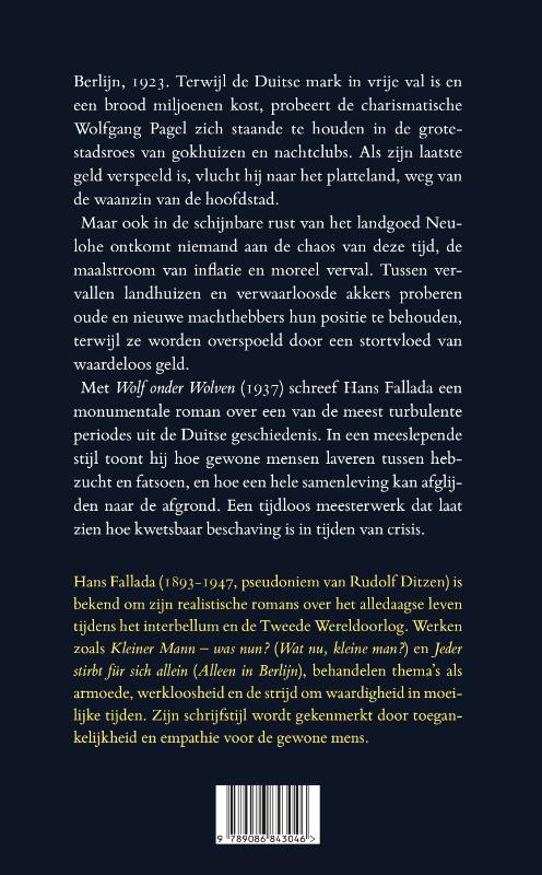 Achterkant van Wolf onder wolven