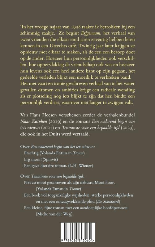 Achterkant van Erfgenaam