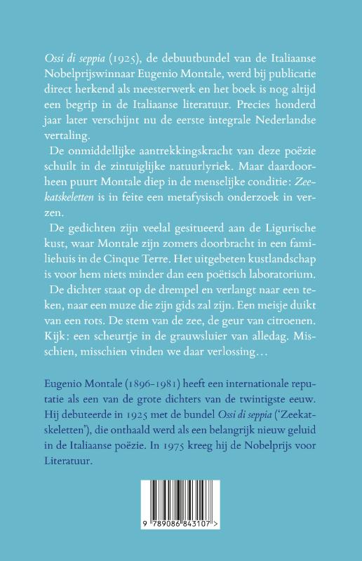 Achterkant van Zeekatskeletten