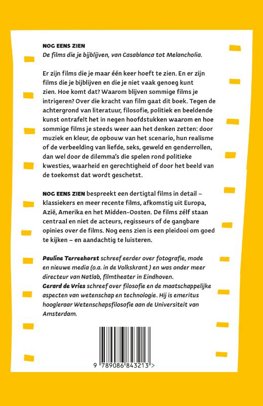 Achterkant van Nog eens zien