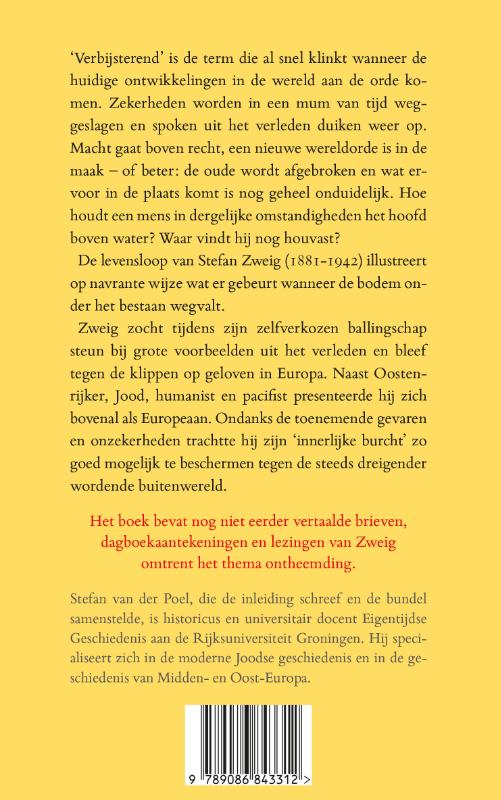 Achterkant van De ballingschap van Stefan Zweig