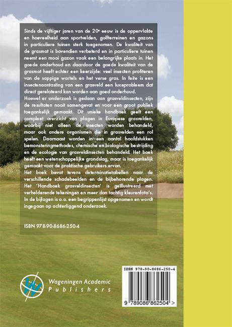 Achterkant van Handboek grasveldinsecten
