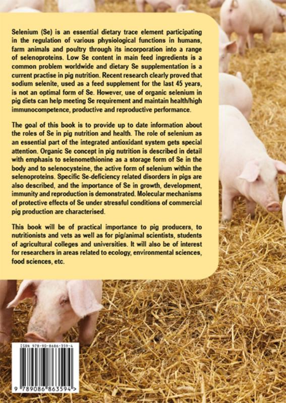 Achterkant van Selenium in pig nutrition and health