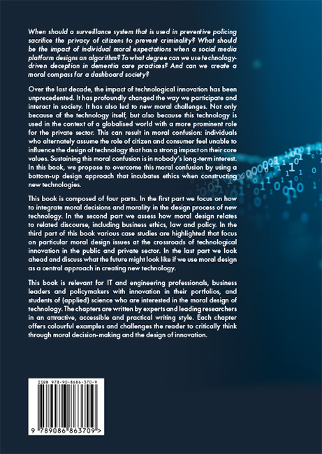 Achterkant van Moral design and technology