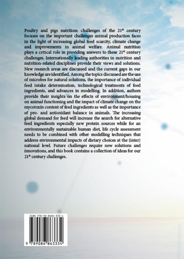 Achterkant van Poultry and pig nutrition