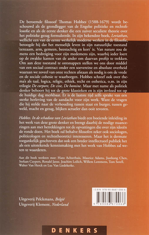 Achterkant van Hobbes