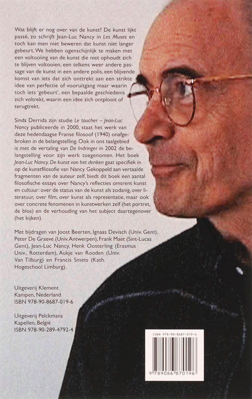 Achterkant van Jean-Luc Nancy