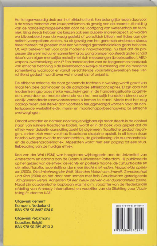 Achterkant van Wat is er met de ethiek gebeurd?