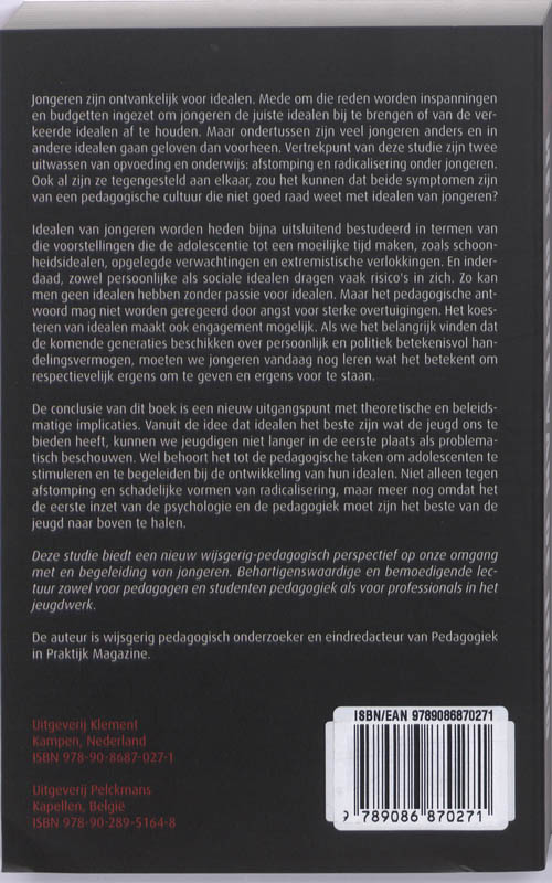 Achterkant van Het beste van de jeugd