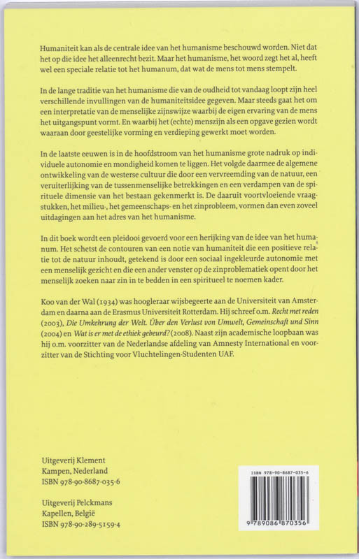 Achterkant van Humaniteit