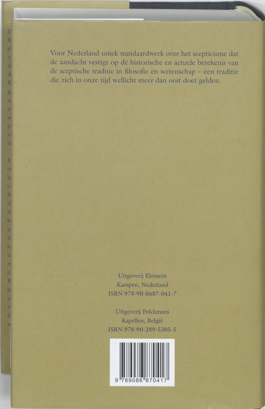 Achterkant van Het schandaal van de filosofie