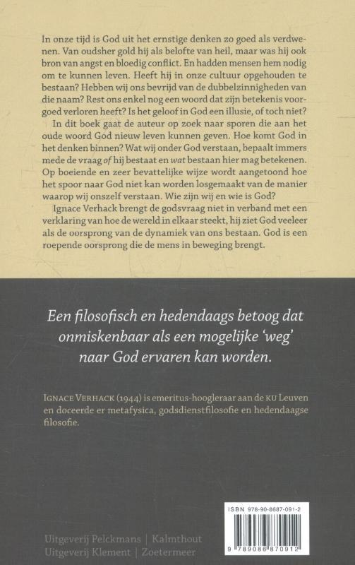 Achterkant van Wat bedoelen wij wanneer wij God zeggen?