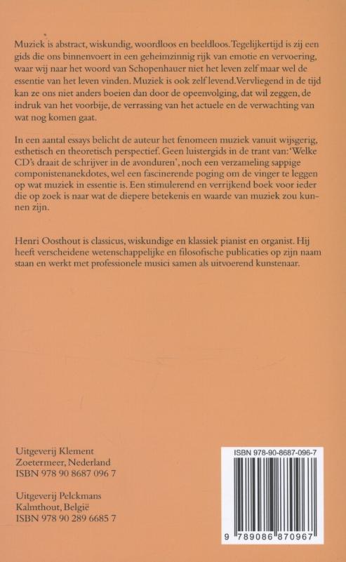 Achterkant van Over muziek