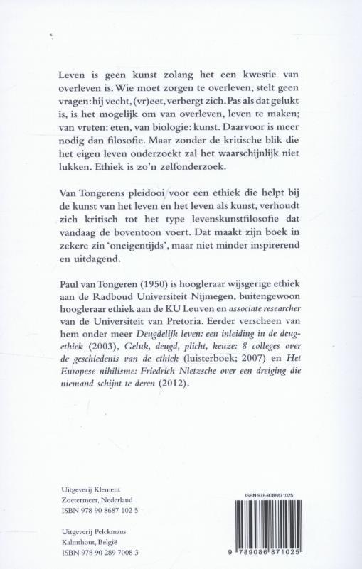 Achterkant van Leven is een kunst