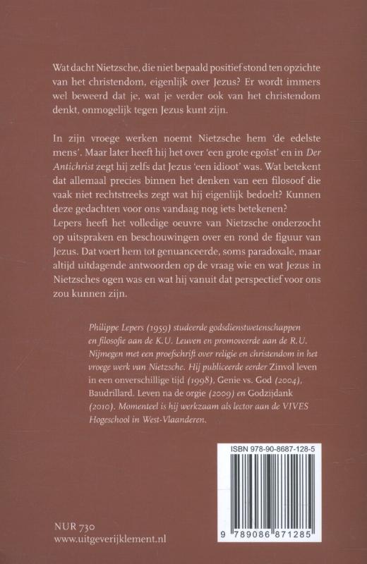 Achterkant van Edelste mens, grote egoïst of idioot?