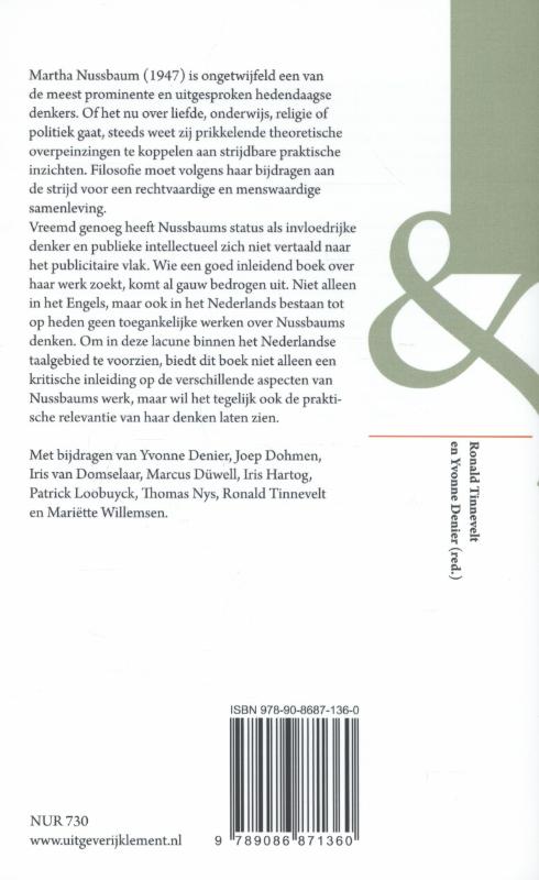 Achterkant van Martha Nussbaum