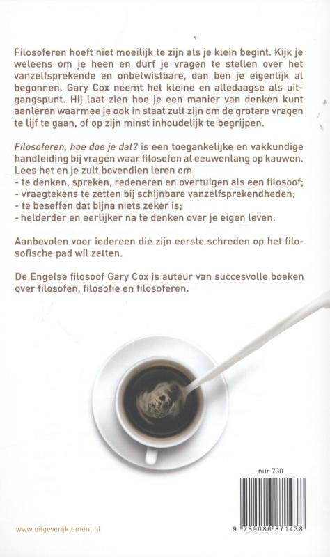 Achterkant van Filosoferen, hoe doe je dat?