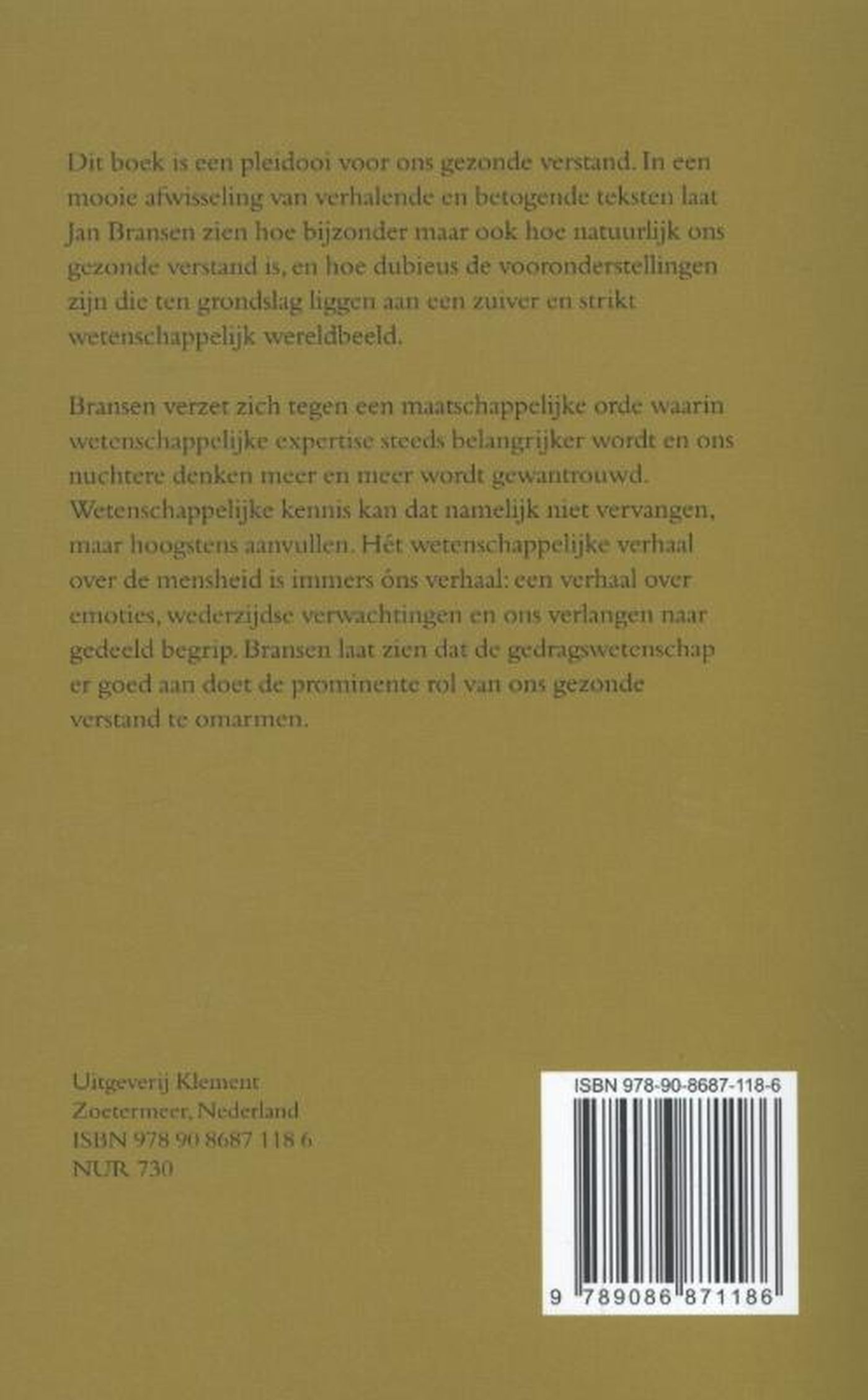 Achterkant van Laat je niets wijsmaken
