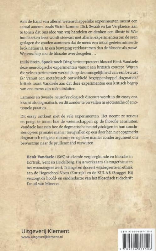 Achterkant van Ik? brein, spook noch ding