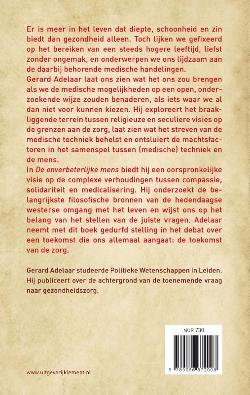 Achterkant van De onverbeterlijke mens