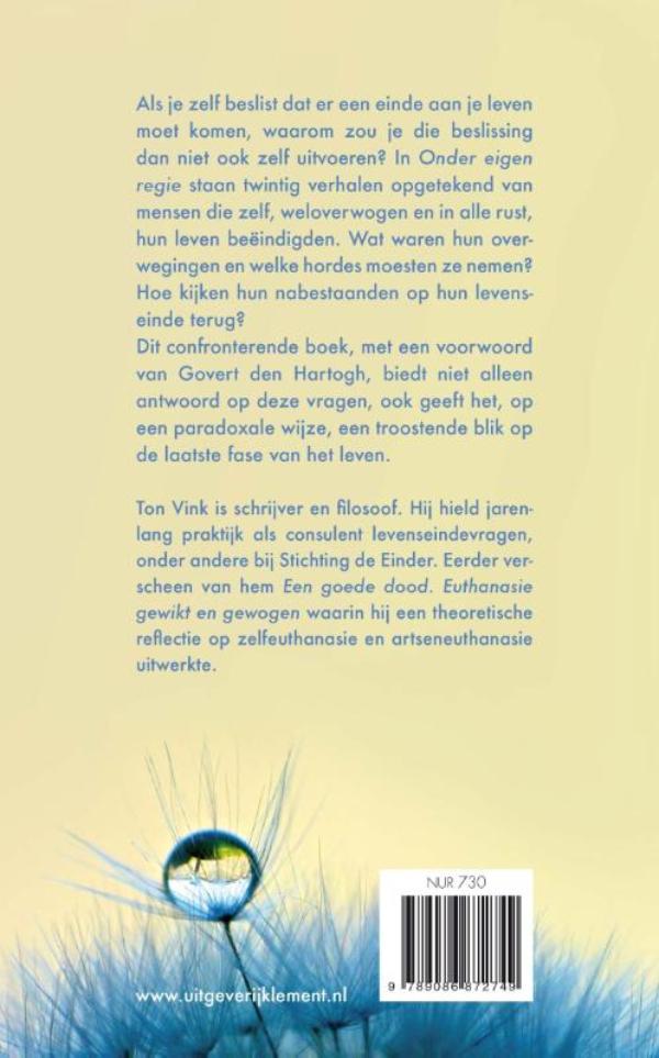 Achterkant van Onder eigen regie