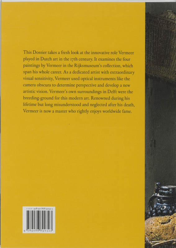 Achterkant van Johannes Vermeer(1632-1675)