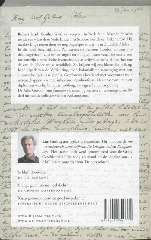 Achterkant van Een Nederlander in de wildernis