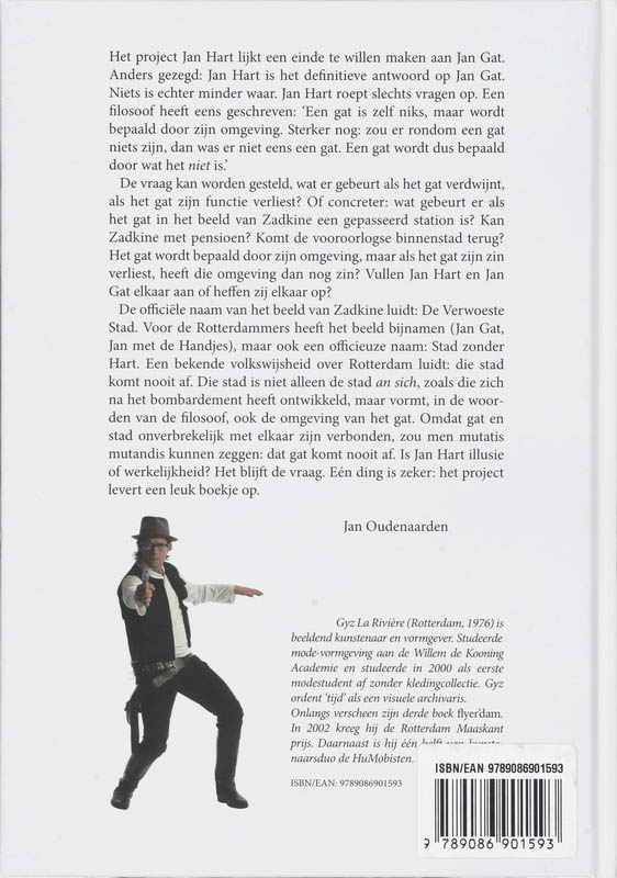 Achterkant van Jan Hart