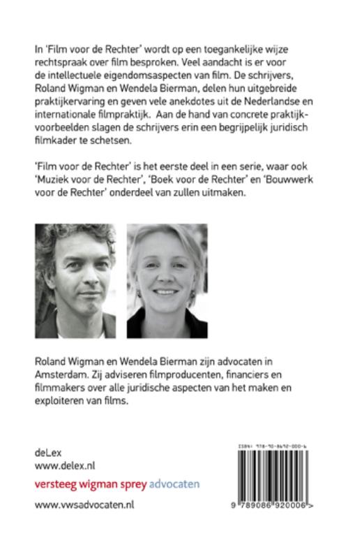 Achterkant van Film voor de Rechter
