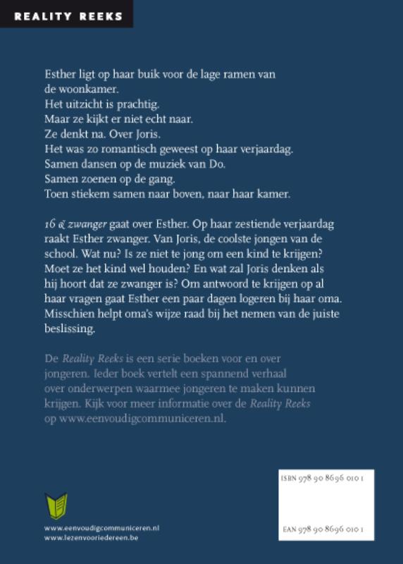 Achterkant van 16 & zwanger