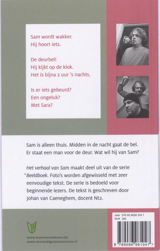 Achterkant van Het verhaal van Sam