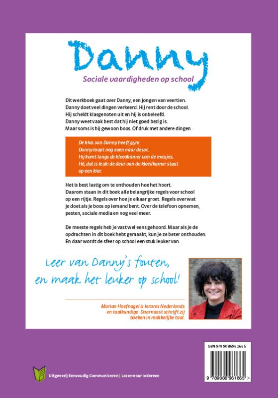 Achterkant van Danny