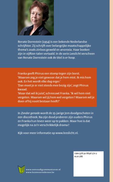 Achterkant van Zonder genade