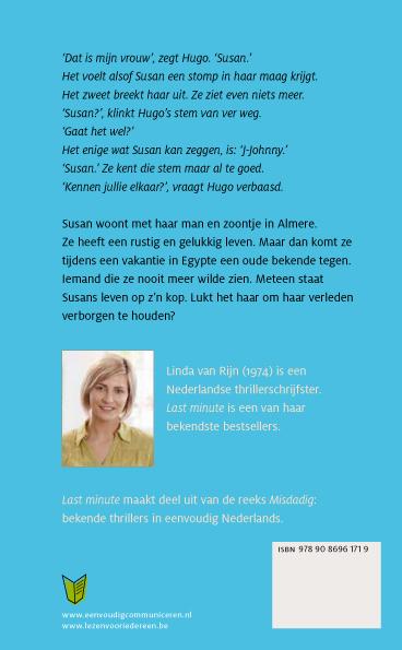Achterkant van Last minute