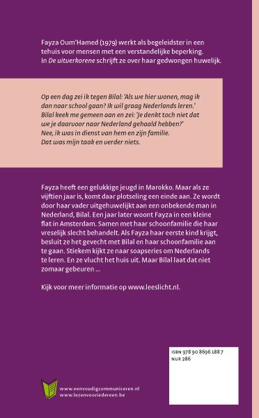 Achterkant van De uitverkorene