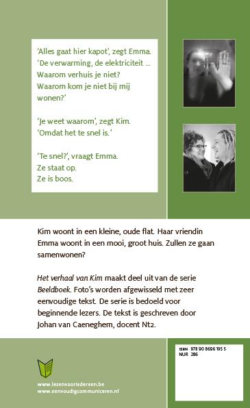 Achterkant van Het verhaal van Kim