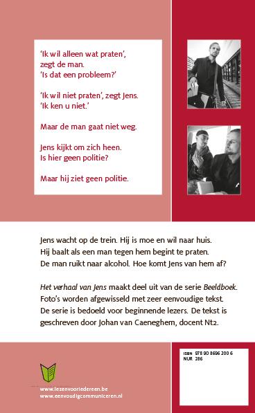 Achterkant van Het verhaal van Jens