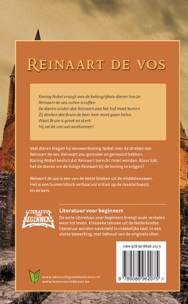 Achterkant van Reinaart de vos