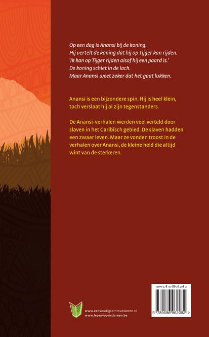 Achterkant van Verhalen van de spin Anansi