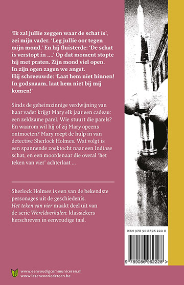 Achterkant van Sherlock Holmes