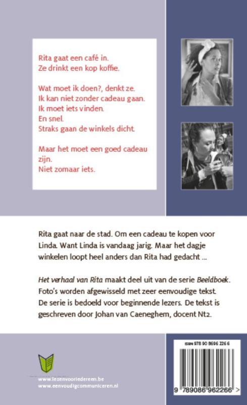 Achterkant van Het verhaal van Rita