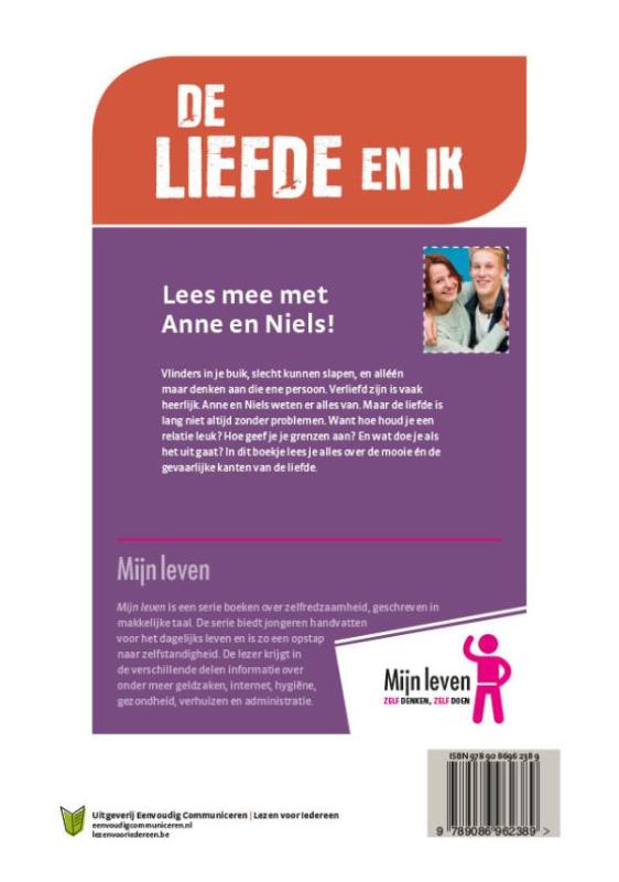 Achterkant van De liefde en ik