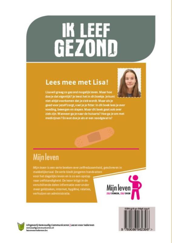 Achterkant van Ik leef gezond