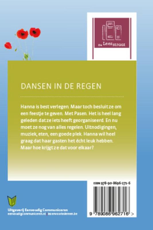 Achterkant van Dansen in de regen