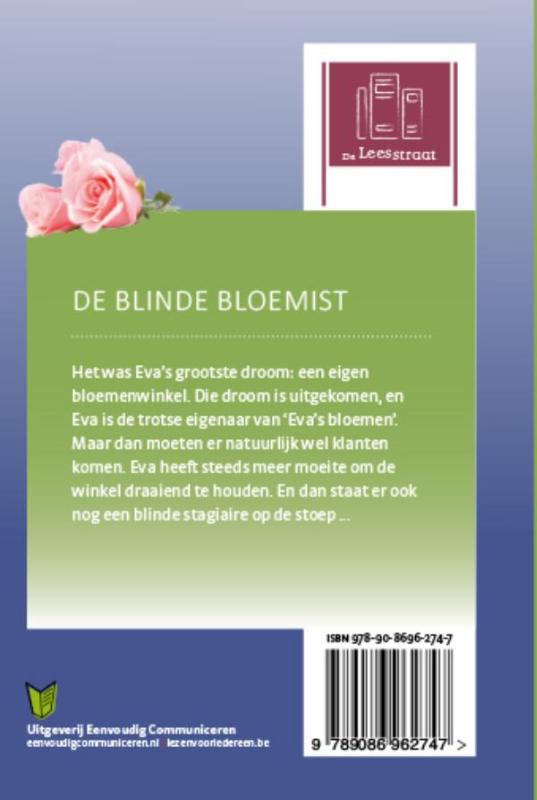 Achterkant van De blinde bloemist