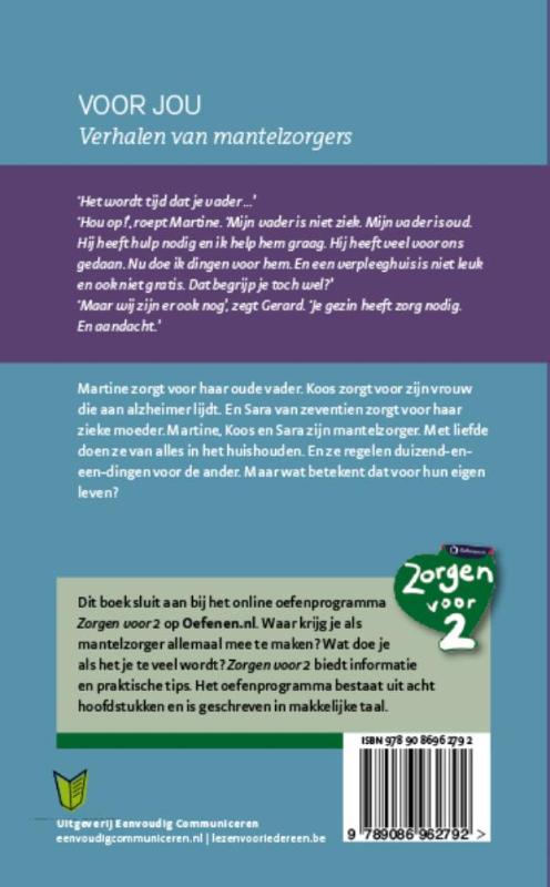 Achterkant van Voor jou