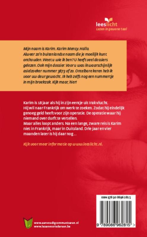 Achterkant van In één klap